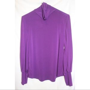 New York and Company | NY&CO Purple Turtleneck Top